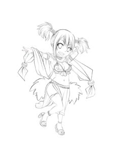 Lucy Heartfilia coloring page