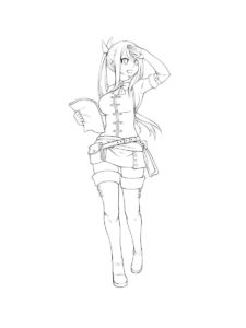 Lucy Heartfilia coloring page