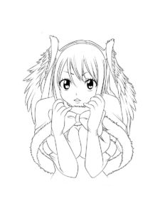 Lucy Heartfilia coloring page