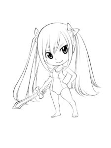 Lucy Heartfilia coloring page