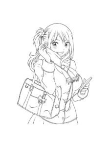 Lucy Heartfilia coloring page