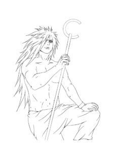 Madara Uchiha coloring page