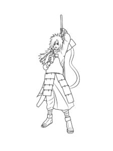 Madara Uchiha coloring page