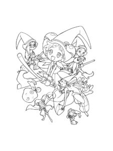 Magical DoReMi coloring page