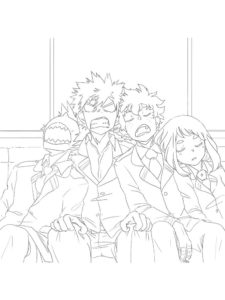 My Hero Academia coloring page