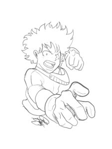 My Hero Academia coloring page