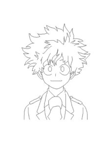 My Hero Academia coloring page