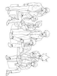 My Hero Academia coloring page