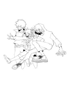 My Hero Academia coloring page