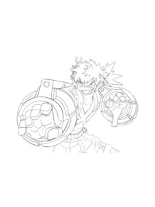 My Hero Academia coloring page