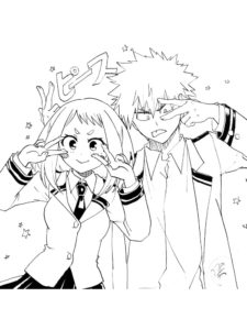 My Hero Academia coloring page