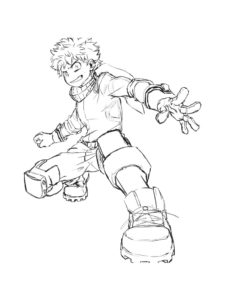 My Hero Academia coloring page