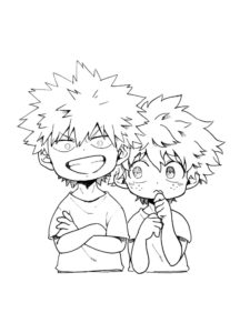 My Hero Academia coloring page