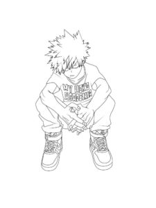 My Hero Academia coloring page