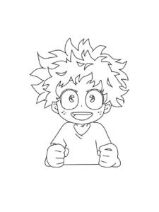 My Hero Academia coloring page