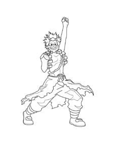 My Hero Academia coloring page