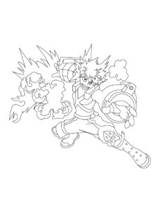 My Hero Academia coloring page