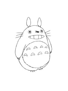 My Neighbor Totoro coloring page