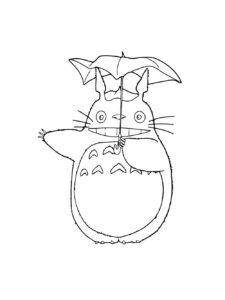 My Neighbor Totoro coloring page