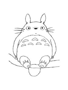 My Neighbor Totoro coloring page