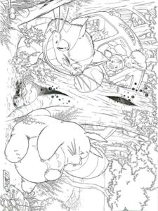 My Neighbor Totoro coloring page