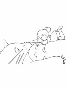 My Neighbor Totoro coloring page