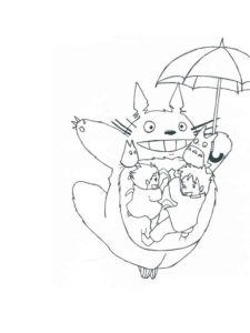 My Neighbor Totoro coloring page