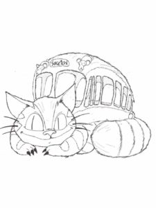 My Neighbor Totoro coloring page