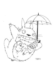 My Neighbor Totoro coloring page