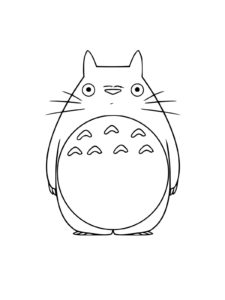 My Neighbor Totoro coloring page