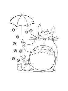 My Neighbor Totoro coloring page