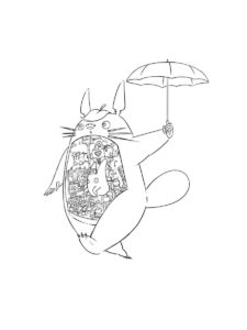 My Neighbor Totoro coloring page