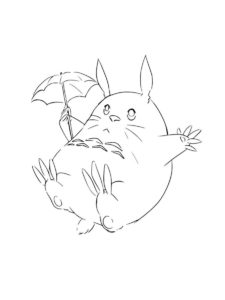 My Neighbor Totoro coloring page