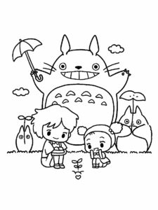 My Neighbor Totoro coloring page