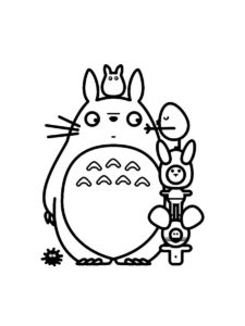 My Neighbor Totoro coloring page