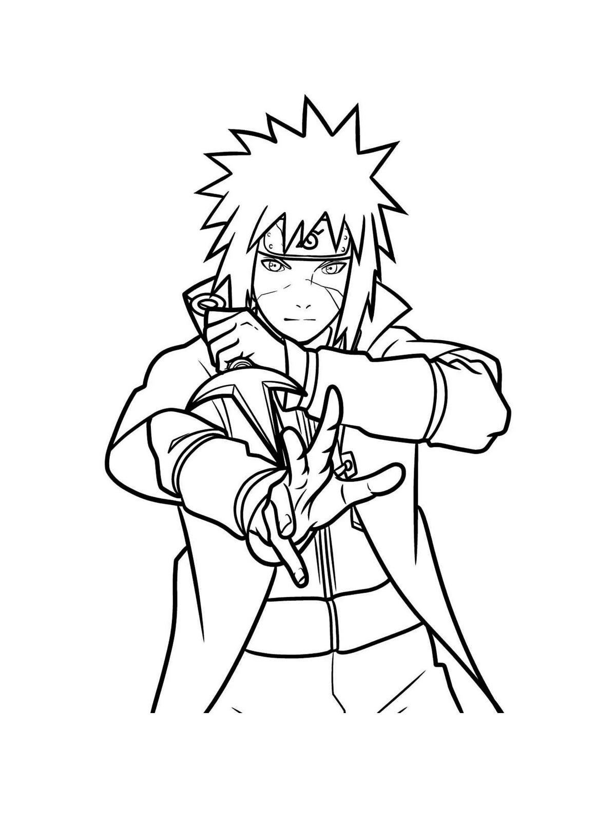 Namikaze Minato coloring page