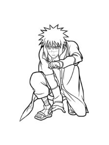 Namikaze Minato coloring page