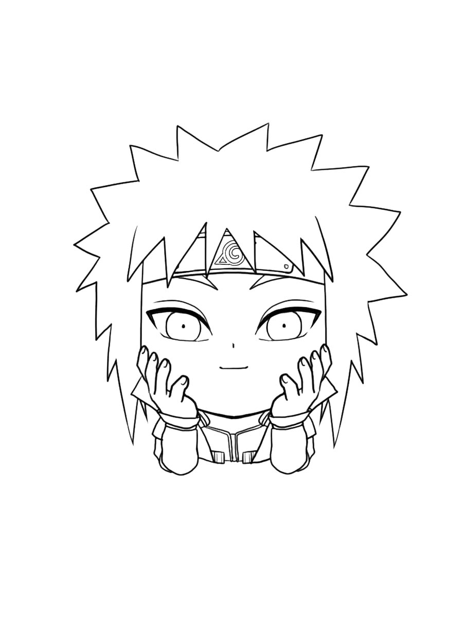 Namikaze Minato coloring page