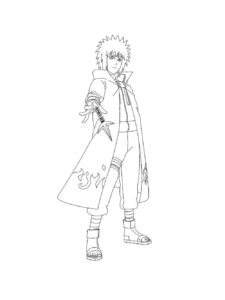 Namikaze Minato coloring page