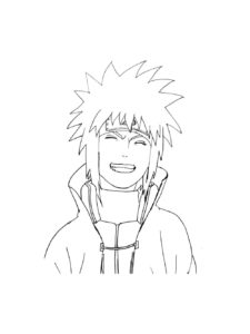 Namikaze Minato coloring page