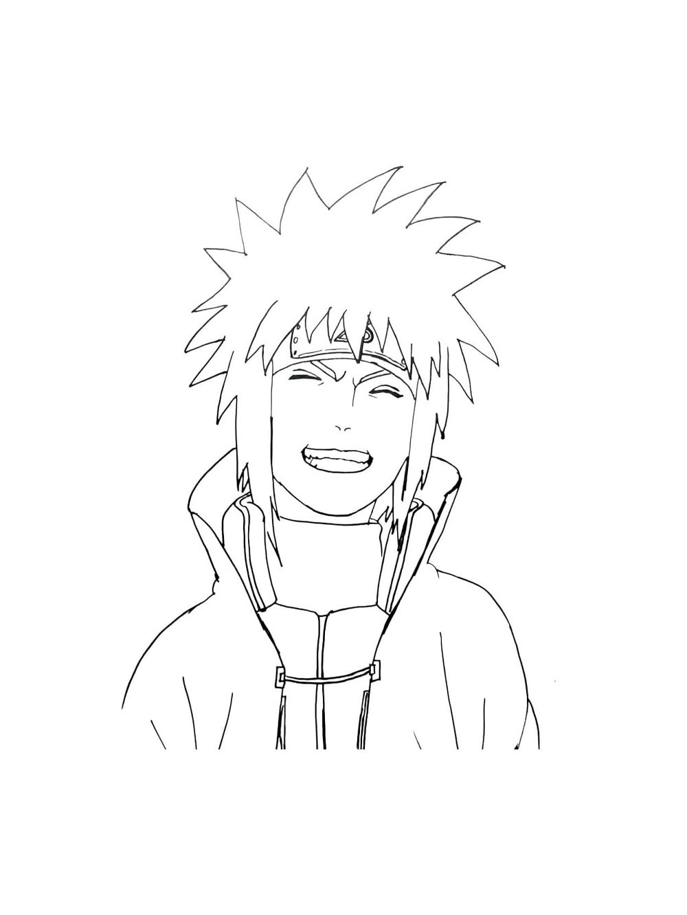 Namikaze Minato coloring page