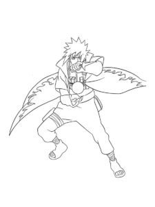 Namikaze Minato coloring page