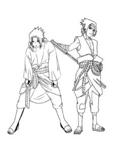 Naruto coloring page