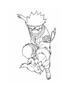 Naruto coloring page