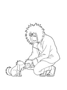 Naruto coloring page