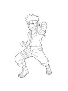 Naruto coloring page