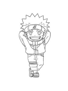 Naruto coloring page