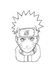 Naruto coloring page