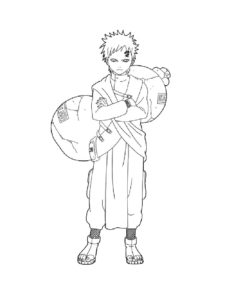 Naruto coloring page