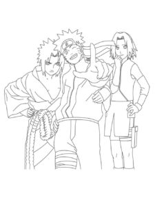 Naruto coloring page